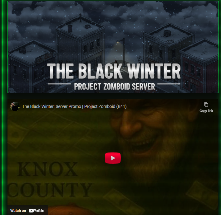 The Black Winter website