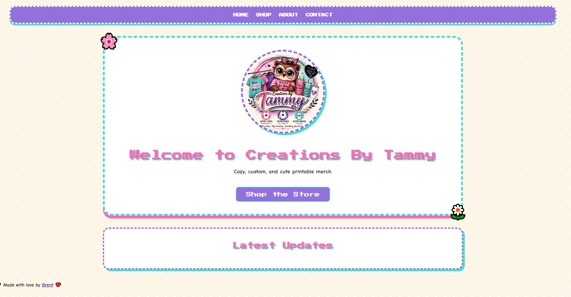 Creations By Tammy website