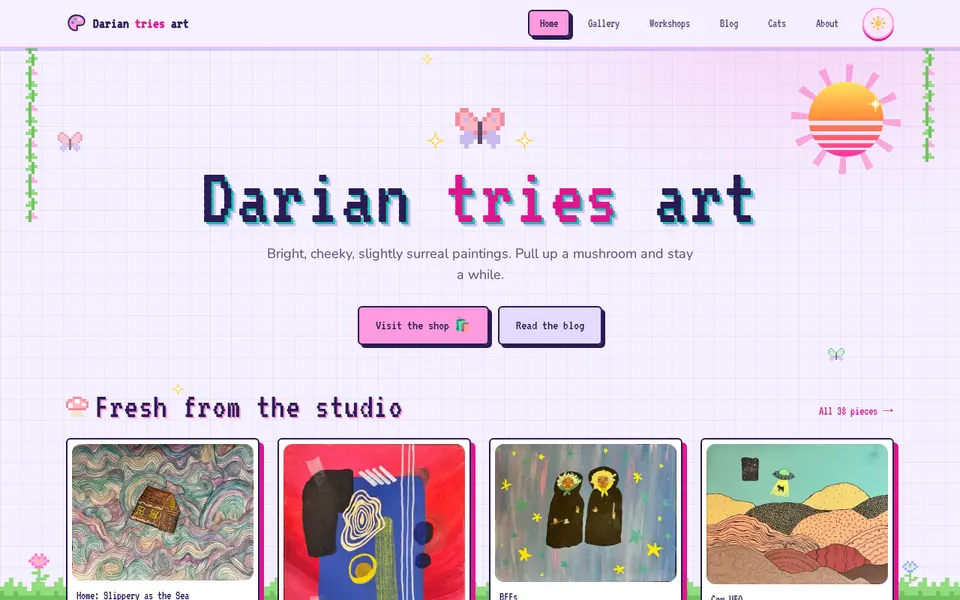 Darian Tries Art
